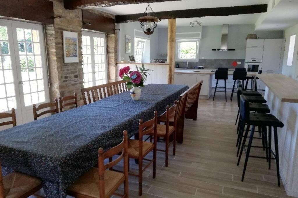 Gîte de charme 14 personnes labellisé Clévacances 3 étoiles Sainte-Seve Extérieur photo