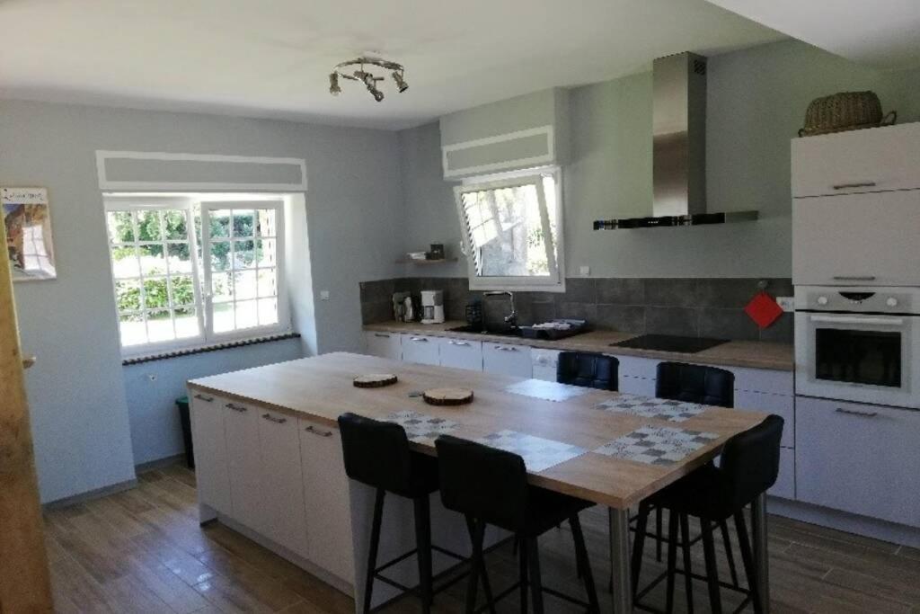 Gîte de charme 14 personnes labellisé Clévacances 3 étoiles Sainte-Seve Extérieur photo